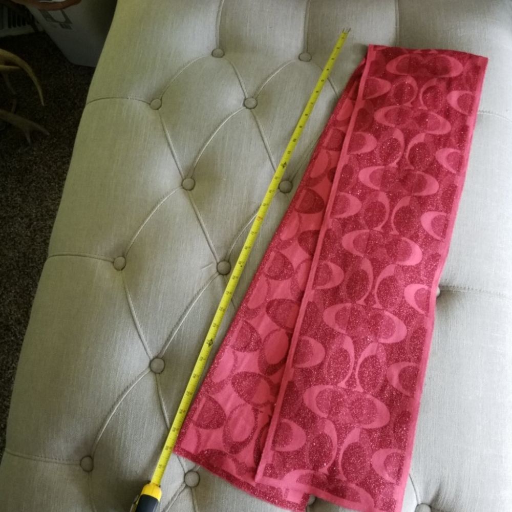 Coach scarf Logo print